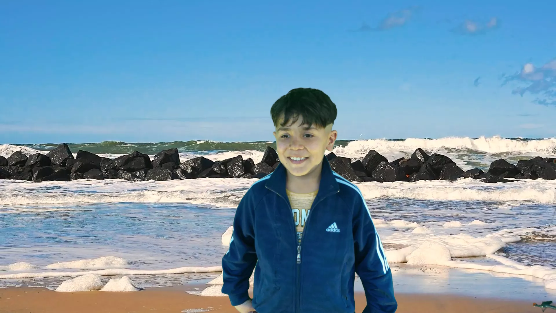 Gewerbeausstellung 5057 Reitnau - Junge am Meer